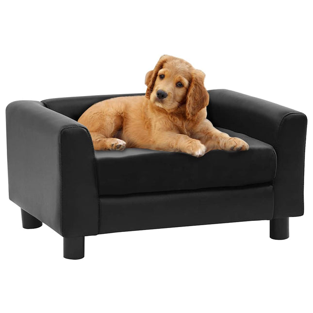 Canapé Pour Chien 60X43X30 Cm Peluche Et Similicuir