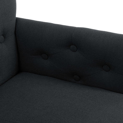 Chaise De Salle À Manger Avec Accoudoirs Tissu