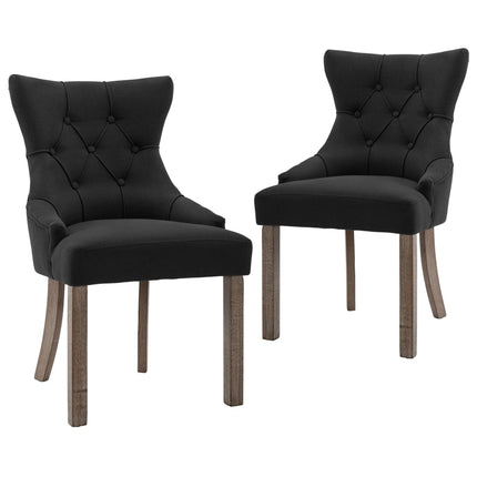 Chaises À Manger Lot De 2 Tissu