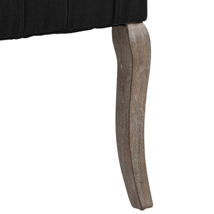 Chaises À Manger Lot De 2 Tissu À L'aspect De Lin