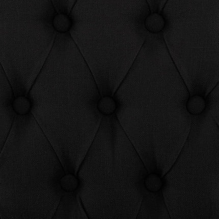 Chaises À Manger Lot De 2 Tissu À L'aspect De Lin