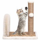 Arbre À Chat Avec Brosse De Toilettage En Arche Et Grattoir