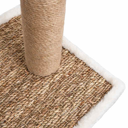 Arbre À Chat Avec Brosse De Toilettage En Arche Et Grattoir