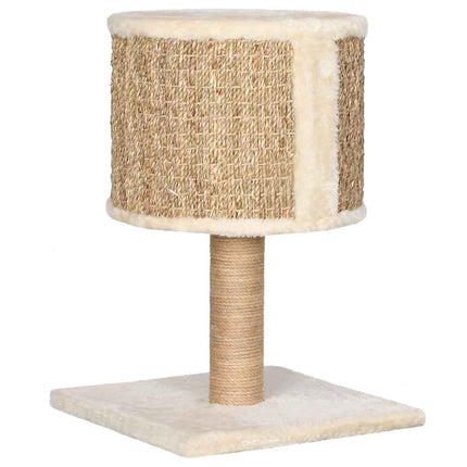 Arbre À Chat Avec Appartement Et Griffoir 52 Cm Herbiers Marins