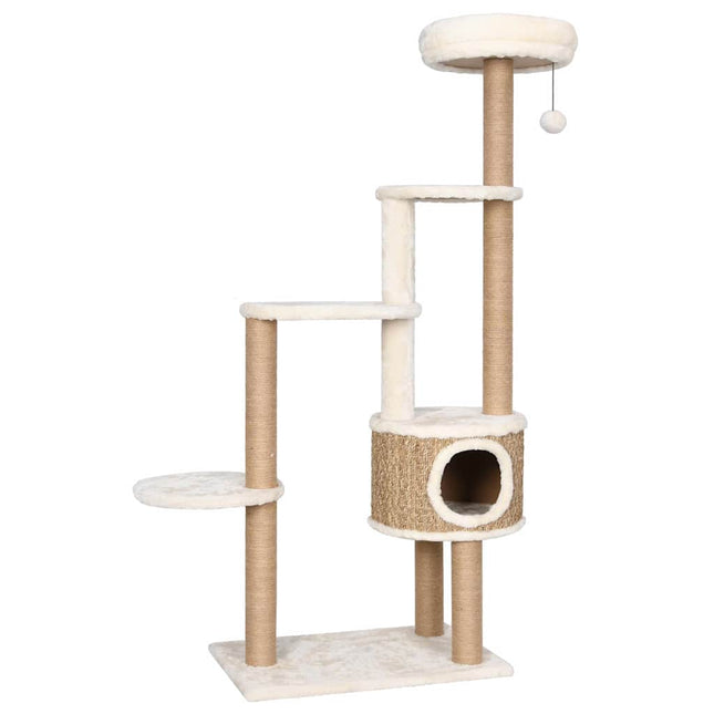 Arbre À Chat Coussin De Luxe Et Grattoir 148 Cm Herbiers Marins