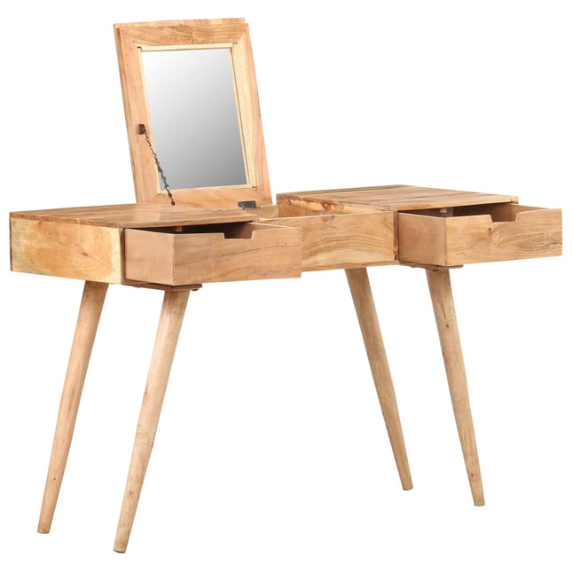 Coiffeuse 112X45X76 Cm Bois De Manguier Solide