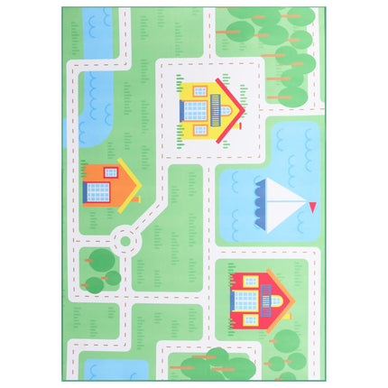 Tapis Imprimé Multicolore Tissu