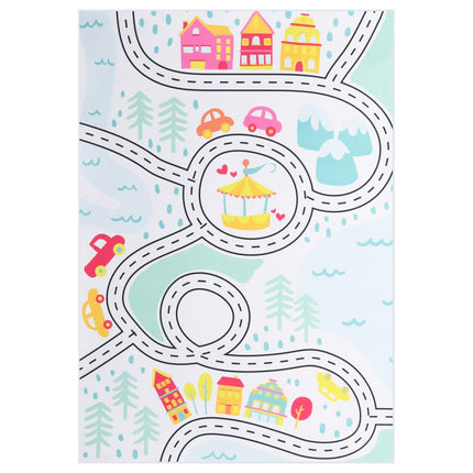 Tapis Imprimé Multicolore Tissu