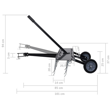 Scarificateur Pour Tondeuse Autoportée 100 Cm
