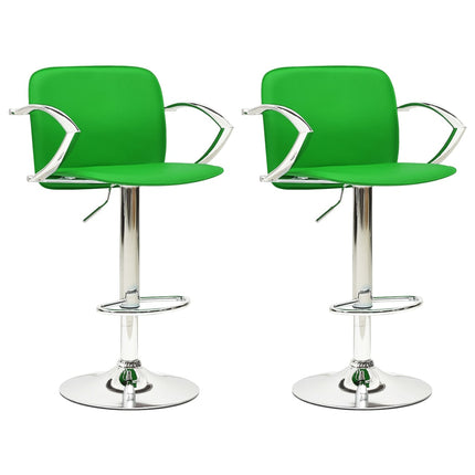 Tabourets De Bar Avec Accoudoirs Lot De 2 Similicuir