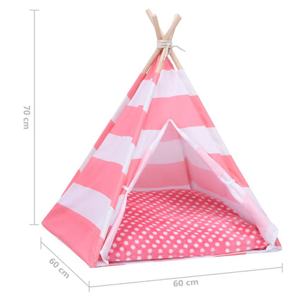 Tente Pour Chats Avec Sac Peau De Pêche Rayures