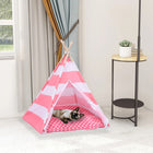 Tente Pour Chats Avec Sac Peau De Pêche Rayures