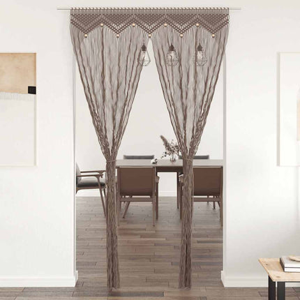 Rideau En Macramé 140X240 Cm Coton