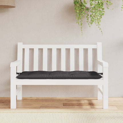 Coussin De Banc De Jardin Carreaux Noir Tissu