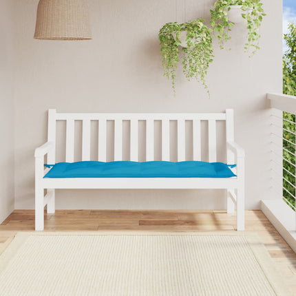 Coussin De Banc De Jardin Carreaux Noir Tissu