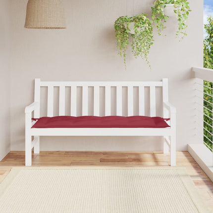 Coussin De Banc De Jardin Carreaux Noir Tissu