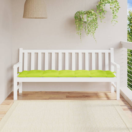 Coussin De Banc De Jardin Carreaux Noir Tissu