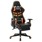 Noir et orange / Avec repose-pied / 1