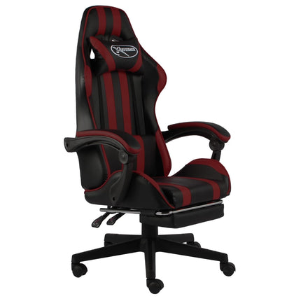 Fauteuil De Jeux Vidéo Noir Et Similicuir