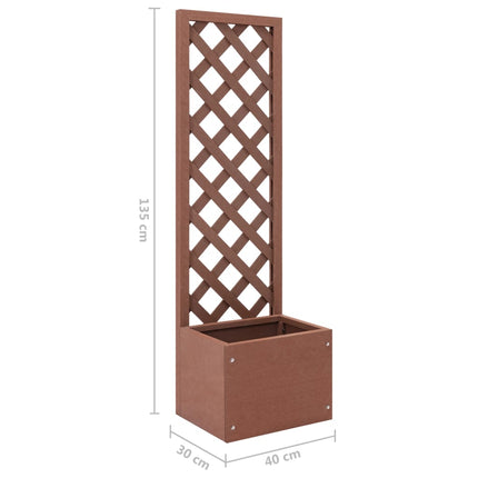 Jardinière En Treillis Wpc