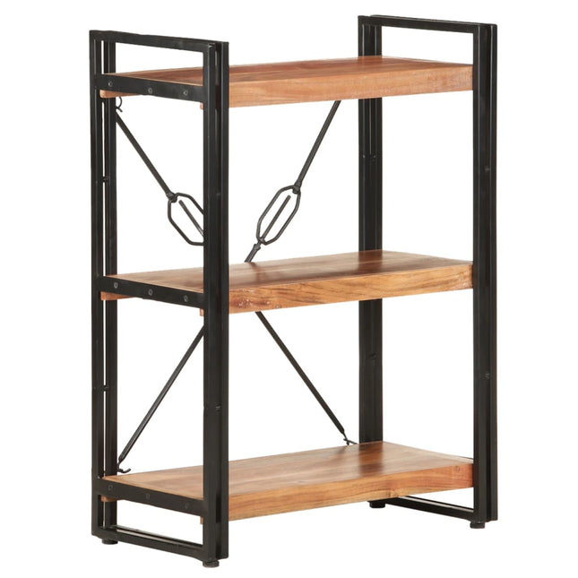 Bibliothèque À 5 Niveaux 140X30X Bois De Manguier Solide Marron