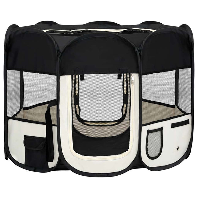 Parc Pour Chiens Pliable Avec Sac De Transport