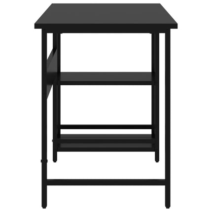 Bureau D'ordinateur 105X55X72 Cm Mdf Et Métal