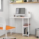 Bureau D'ordinateur 80X40X72 Cm Mdf Et Métal