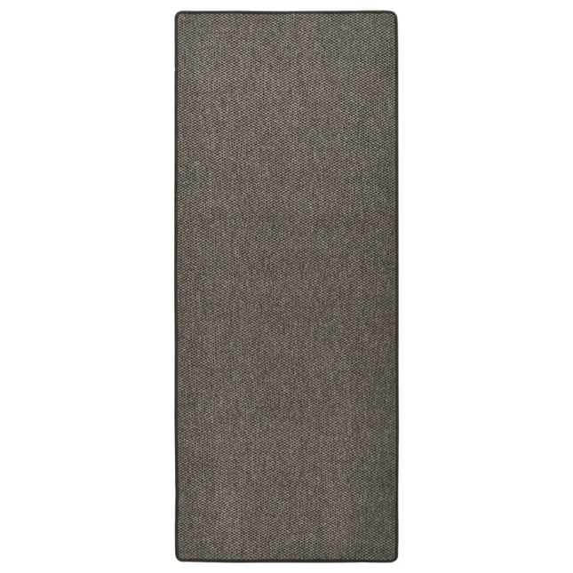 Tapis De Couloir Aspect De Sisal Anthracite