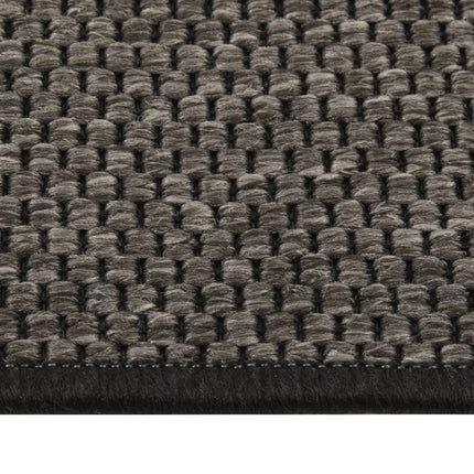 Tapis De Couloir Aspect De Sisal Anthracite