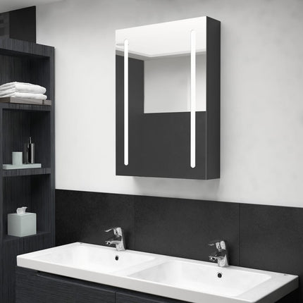 Armoire De Salle De Bain À Miroir Led