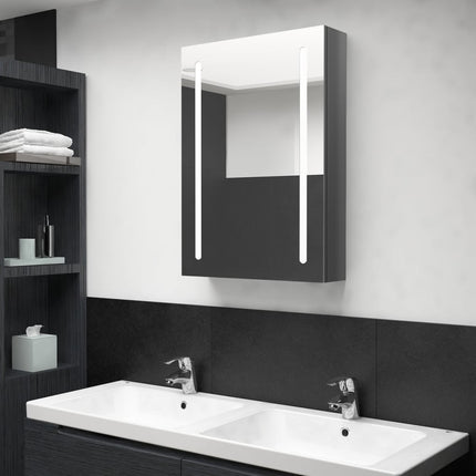 Armoire De Salle De Bain À Miroir Led