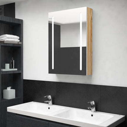 Armoire De Salle De Bain À Miroir Led