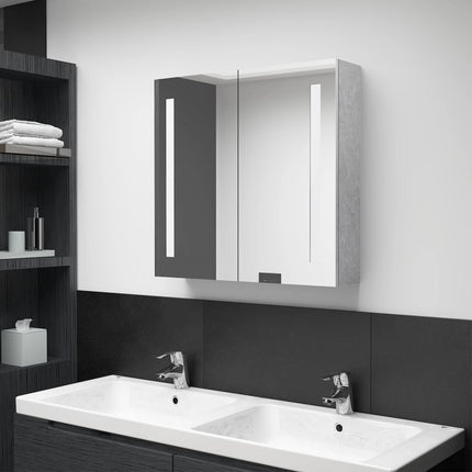 Armoire De Salle De Bain À Miroir Led