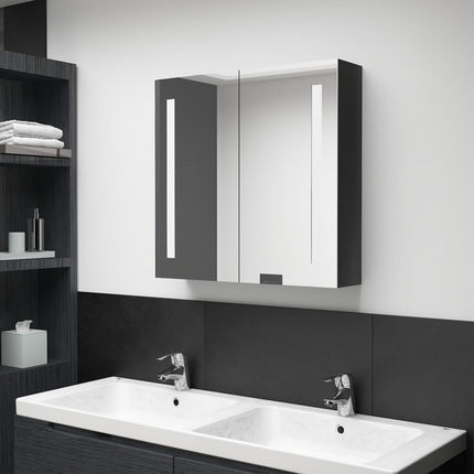 Armoire De Salle De Bain À Miroir Led