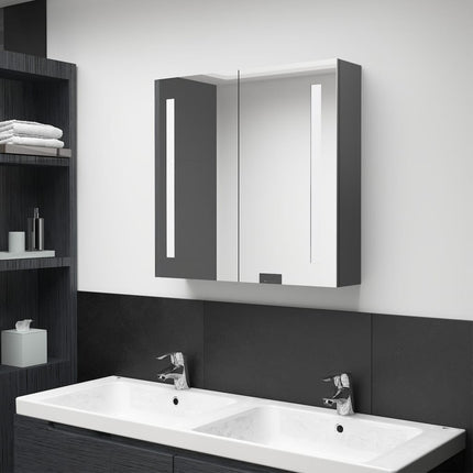 Armoire De Salle De Bain À Miroir Led