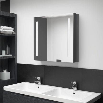Armoire De Salle De Bain À Miroir Led