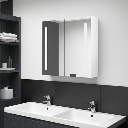Armoire De Salle De Bain À Miroir Led