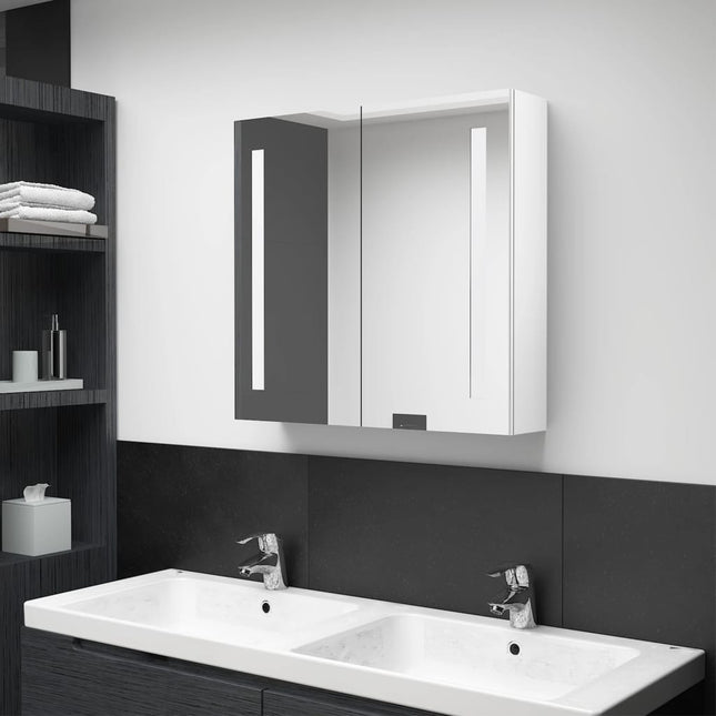 Armoire De Salle De Bain À Miroir Led