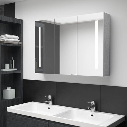 Armoire De Salle De Bain À Miroir Led