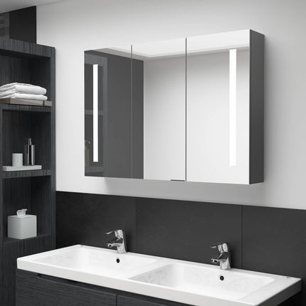 Armoire De Salle De Bain À Miroir Led