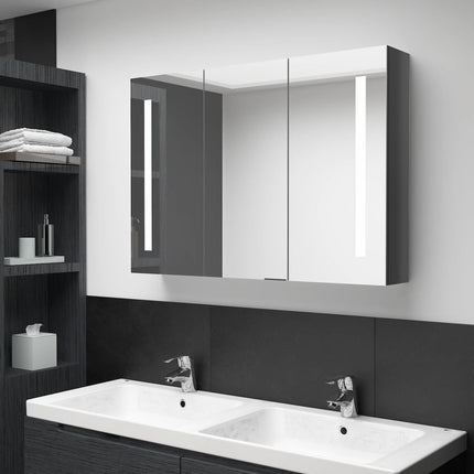 Armoire De Salle De Bain À Miroir Led