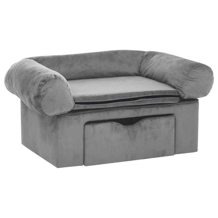Canapé Pour Chien Avec Tiroir 75X50X38 Cm Peluche