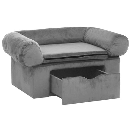 Canapé Pour Chien Avec Tiroir 75X50X38 Cm Peluche