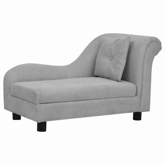 Canapé Pour Chien Avec Oreiller 83X44X44 Cm Peluche
