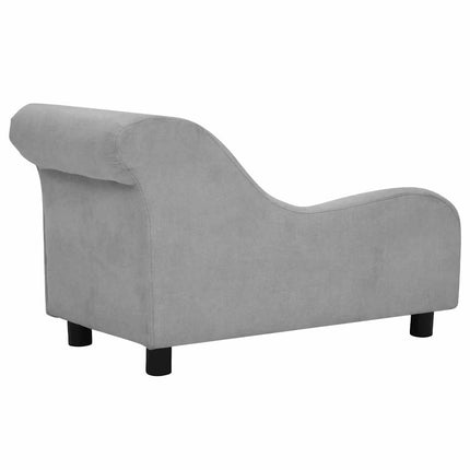 Canapé Pour Chien Avec Oreiller 83X44X44 Cm Peluche