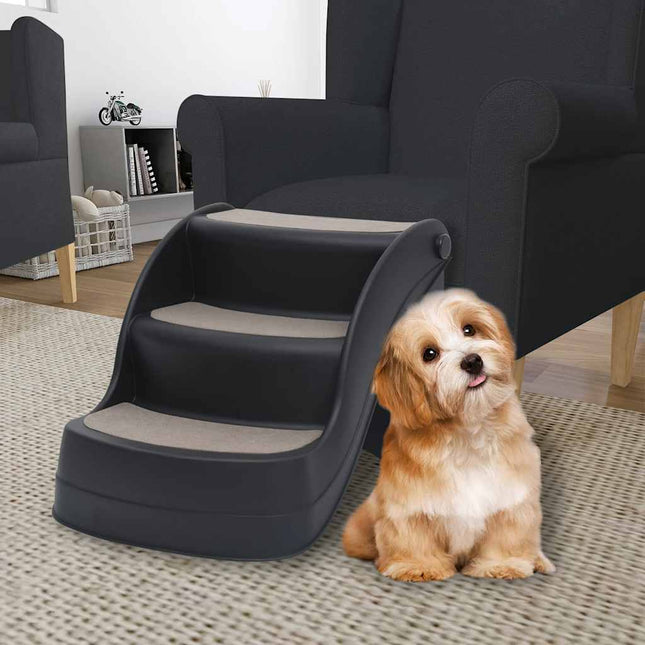 Escalier Pliable 3 Marches Pour Chien 50X38X38 Cm