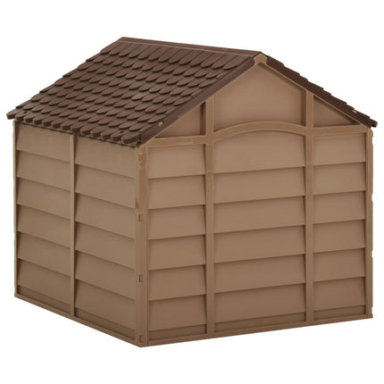 Niche Pour Chiens Marron 71X71,5X68 Cm Pp