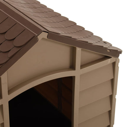 Niche Pour Chiens Marron 71X71,5X68 Cm Pp