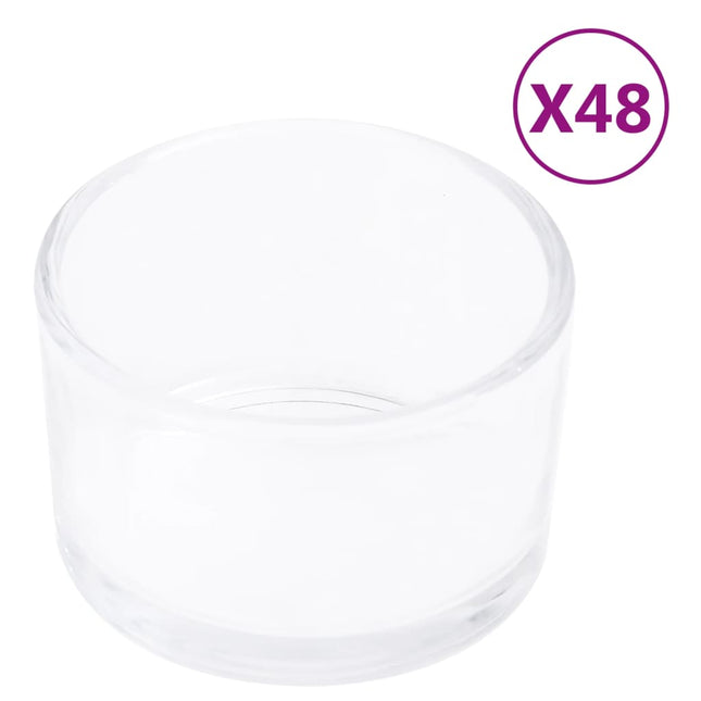Verres À Bougie 48 Pcs